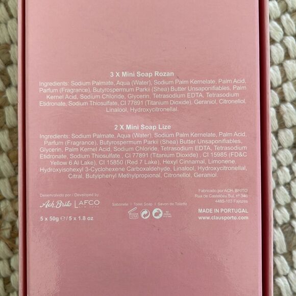 Claus Porto 1887 Soap Gift Set (5 Mini Bars) NIB - Picture 4 of 4